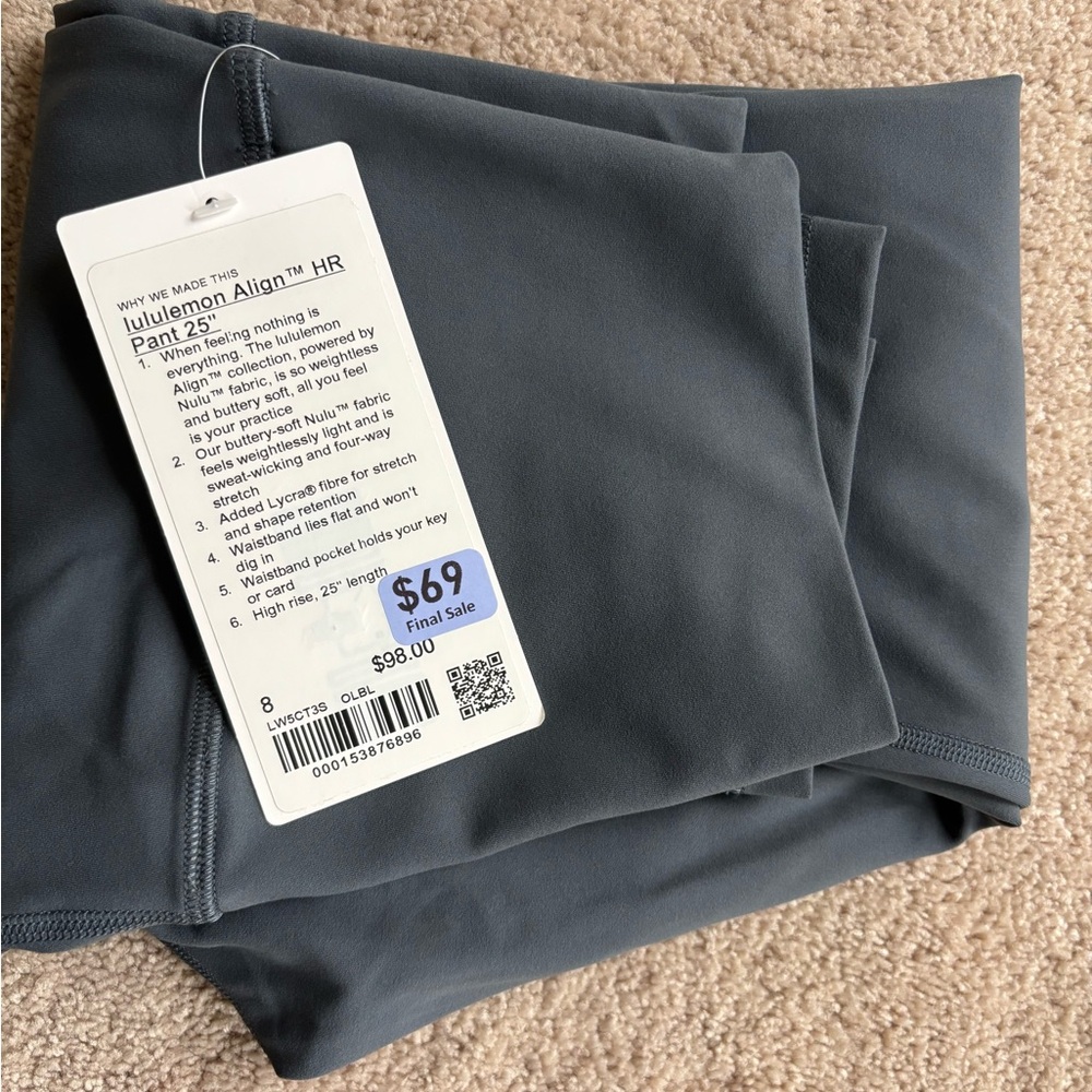 Lululemon Align HR Pants in Blue